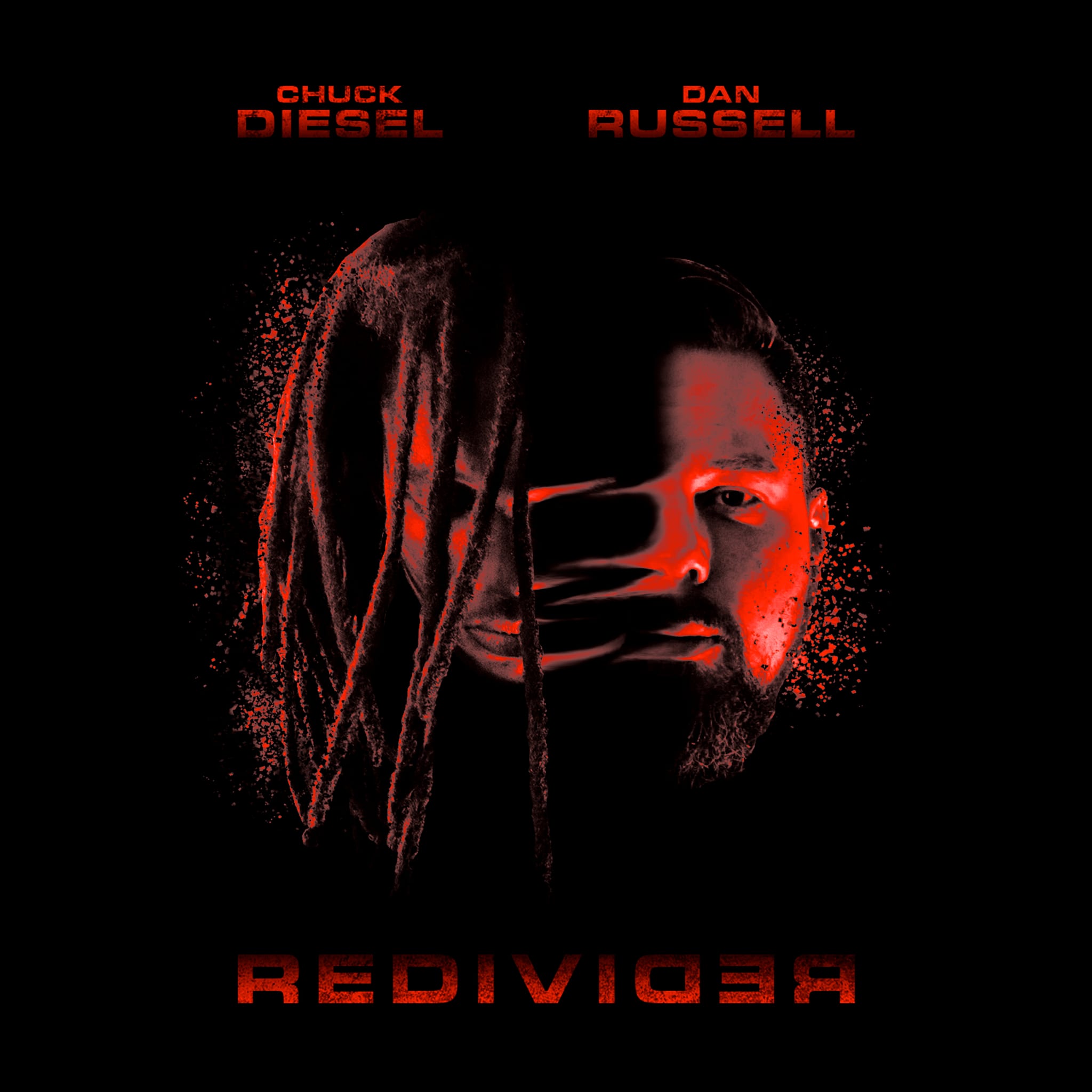 ChuckDiesel x Dan Russell REDIVIDER LP cover